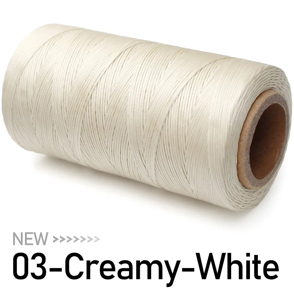 22 Colors / Flat Polyester Waxed Thread for Leather