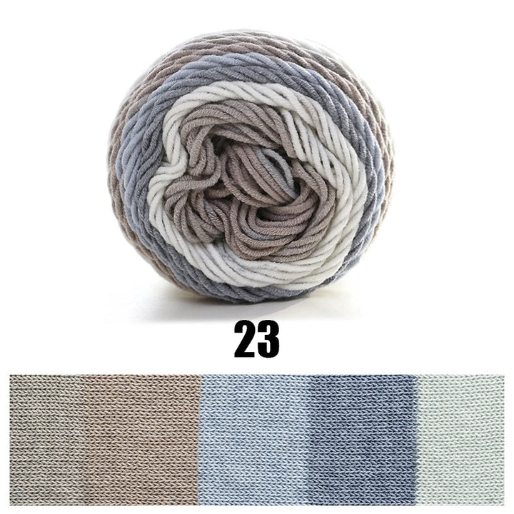 100g Ball Rainbow Cotton Yarn