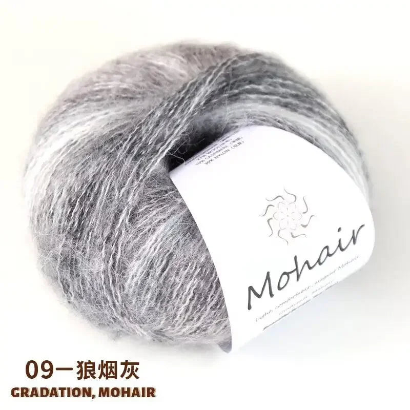 5PC / Gradient Mohair Yarn