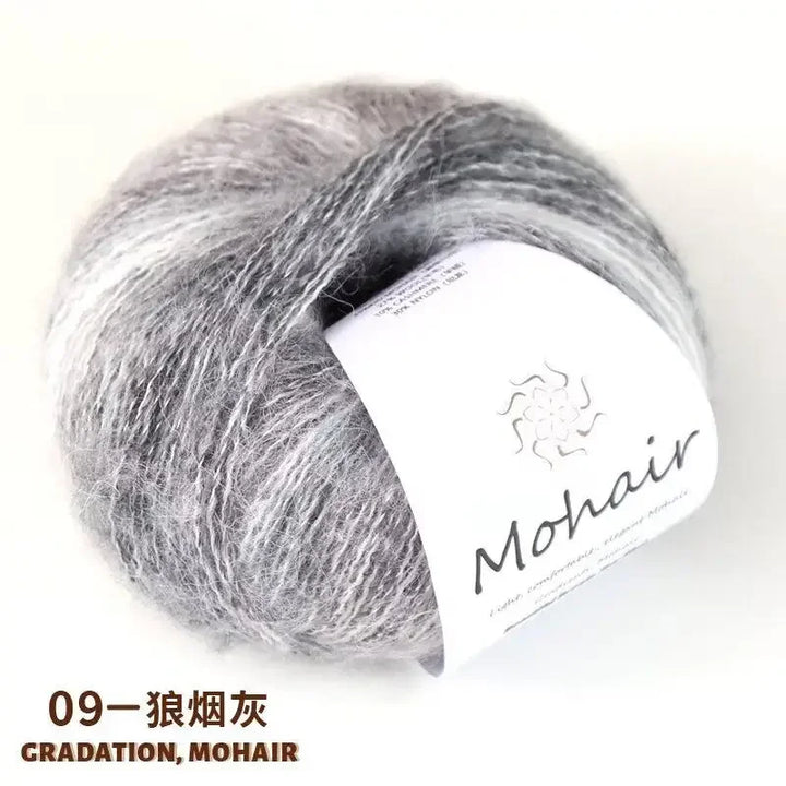 5PC / Gradient Mohair Yarn