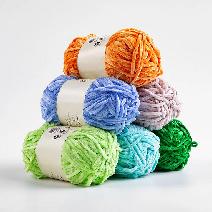 100g 6mm Chenille Yarn