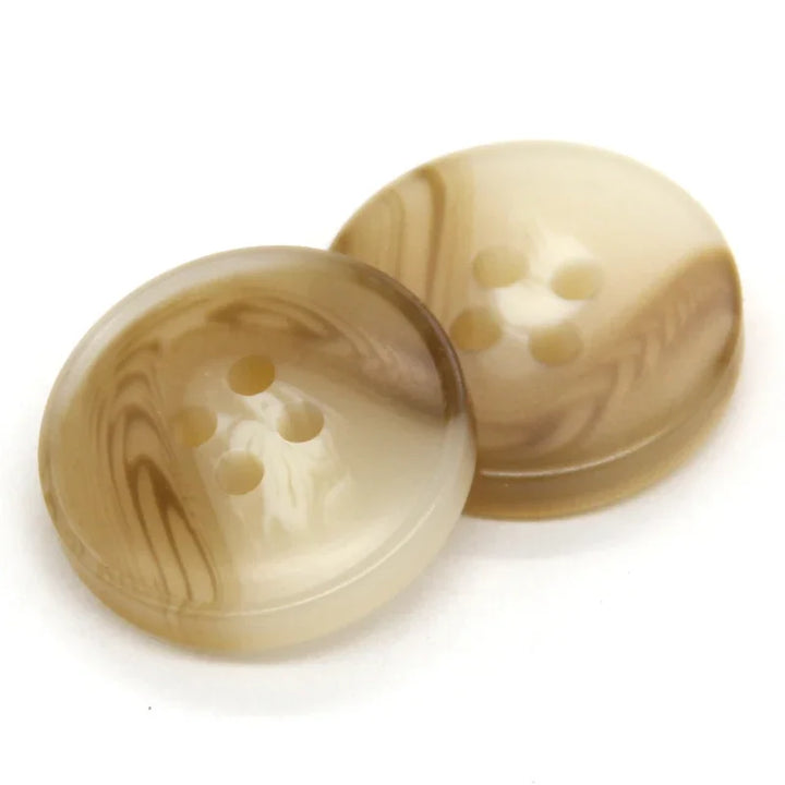 Manein 15/20mm Retro Men Suit Horn Resin Button - 20 PC