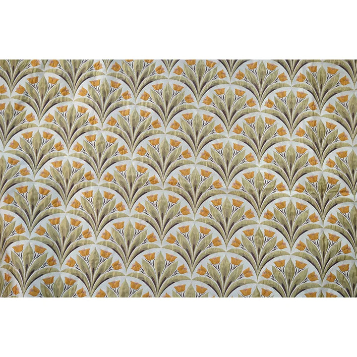 Tulip Pattern Yarn Dyed Jacquard Fabric