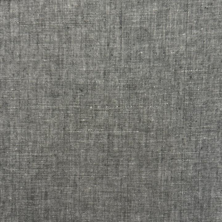 Newport 100% Linen Solid Navy Blue Fabric