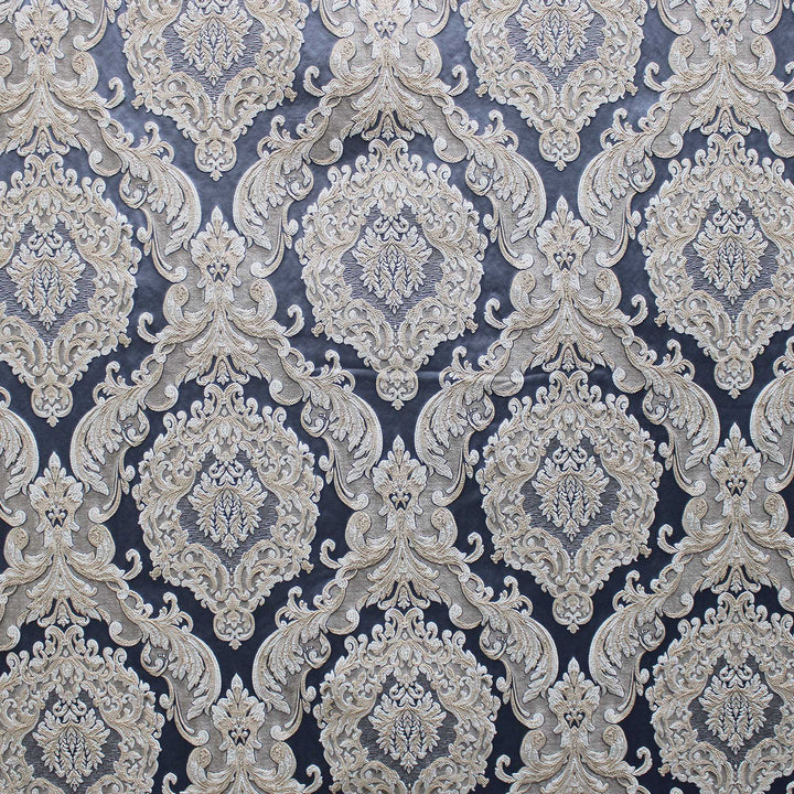 Eldenburg Ocean Textured Damask Jacquard Brocade Fabric