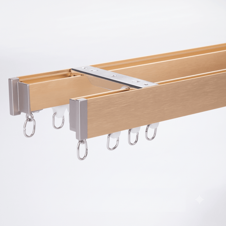 Veltrano Modern Aluminium Double Curtain Track