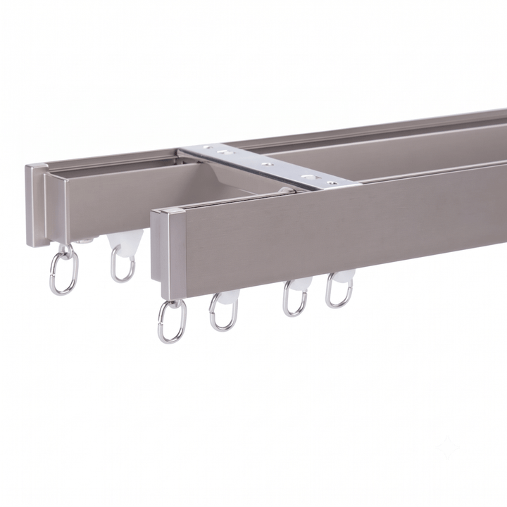 Veltrano Modern Aluminium Double Curtain Track
