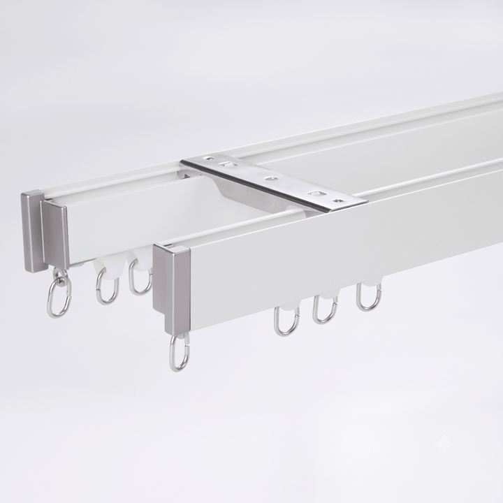 Veltrano Modern Aluminium Double Curtain Track