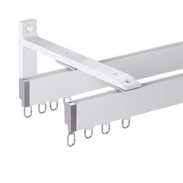 Veltrano Modern Aluminium Double Curtain Track