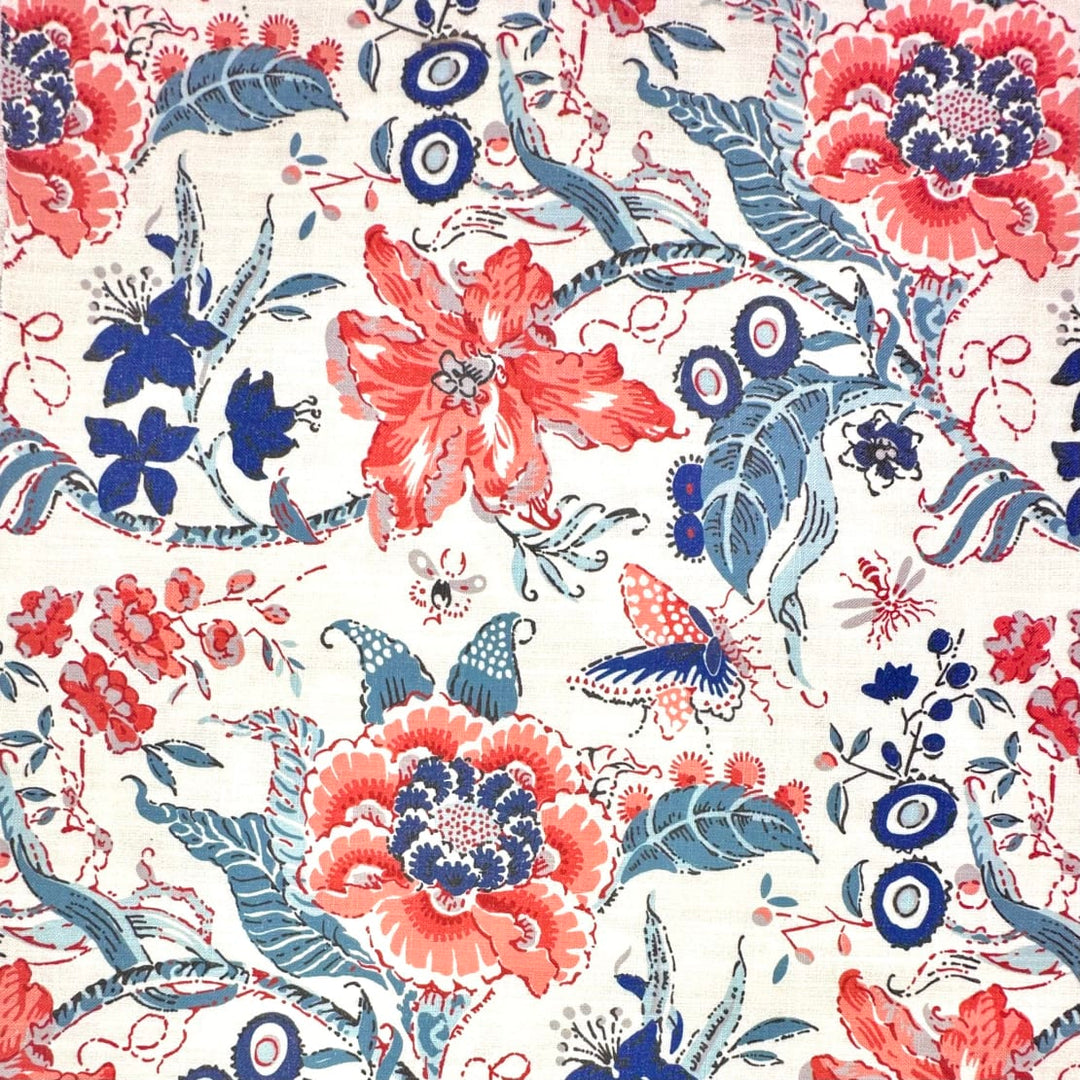 Kaldoro Printed Linen Blend Fabric | 4 Colors