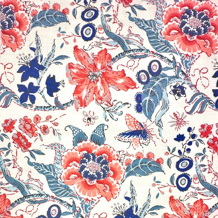 Kaldoro Printed Linen Blend Fabric | 4 Colors