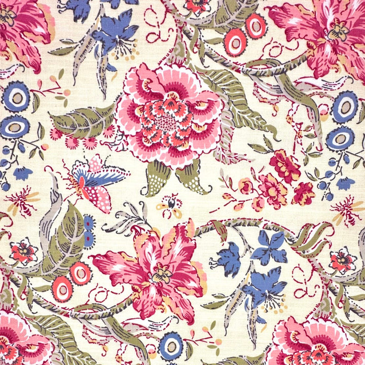 Kaldoro Printed Linen Blend Fabric | 4 Colors