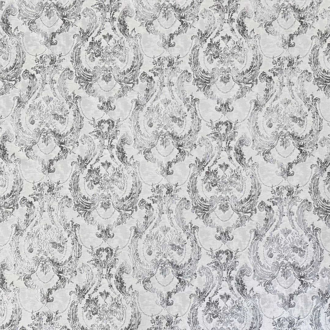 Marceau Textured Damask Faux Silk Fabric by the Yard | 2 Colors
