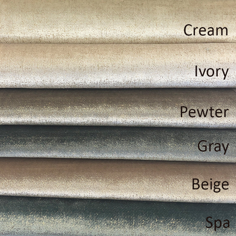 Margo Fabric | Metallic Cut Velvet Fabric | Upholstery Fabric & Drapery & Curtain Fabric