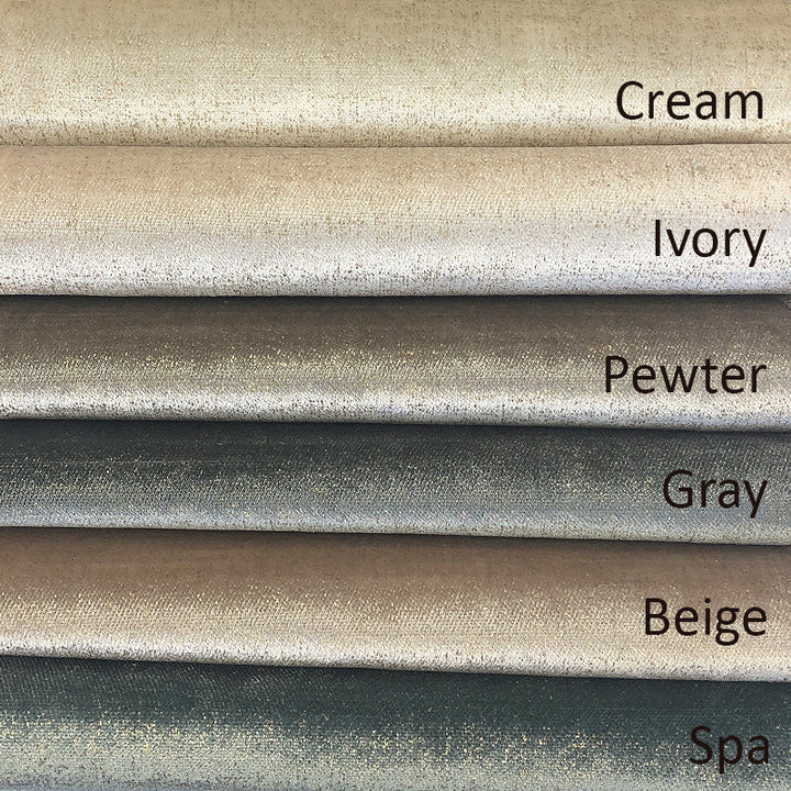 Margo Fabric | Metallic Cut Velvet Fabric | Upholstery Fabric & Drapery & Curtain Fabric