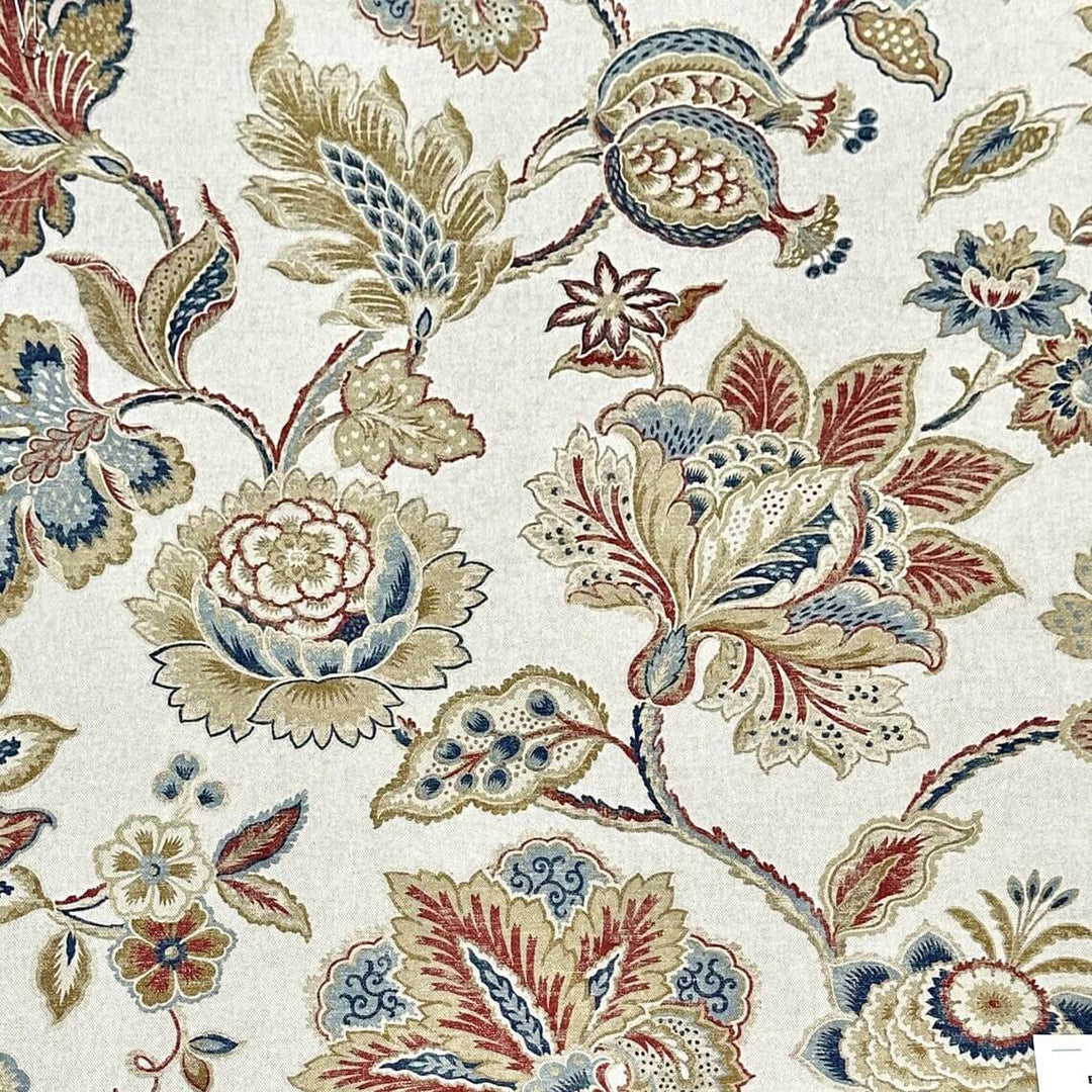 Adelina Flower Americana Cotton Linen Fabric