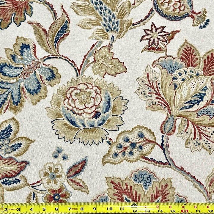 Adelina Flower Americana Cotton Linen Fabric