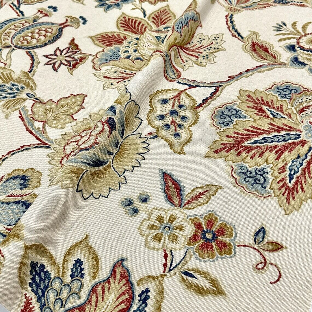 Adelina Flower Americana Cotton Linen Fabric