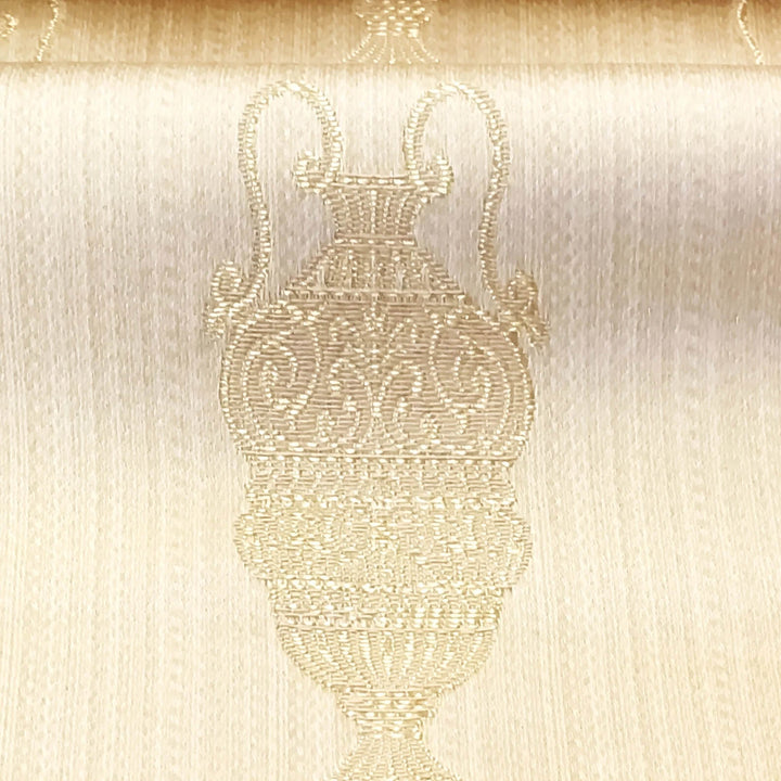 NEMAL Gold Porcelain Jars Jacquard Brocade Fabric