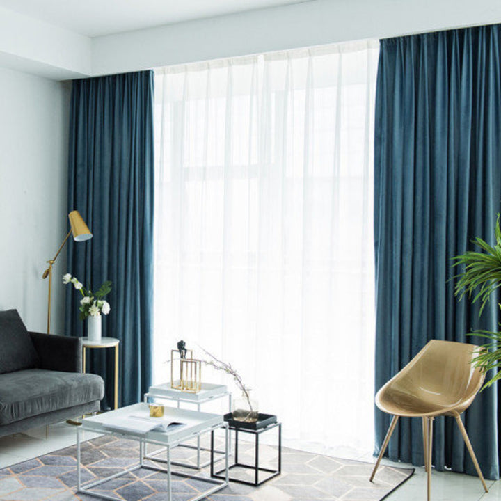 9 COLORS / Velvet Curtain Drapery Panel / Custom Made Window Treatment-UNLINED