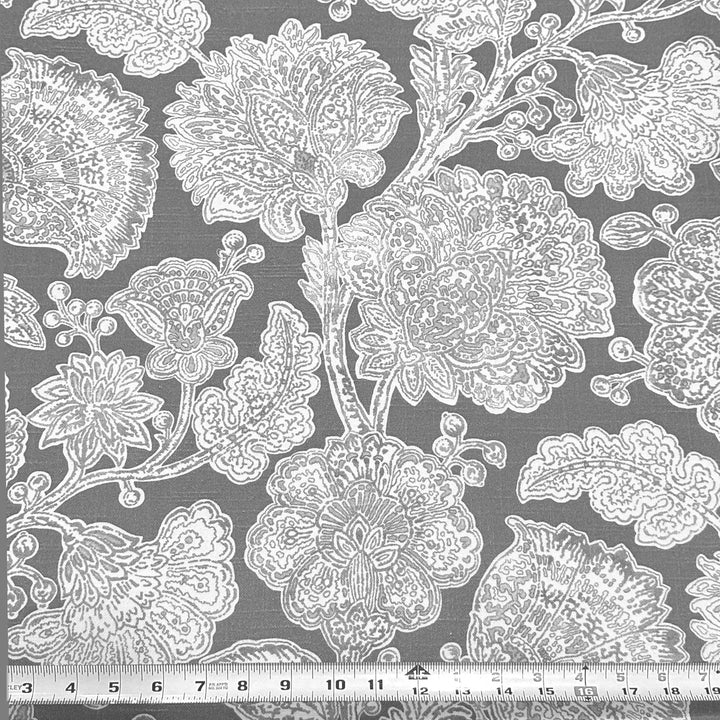 Davinia Bloom Dark Blue 100% Cotton Fabric