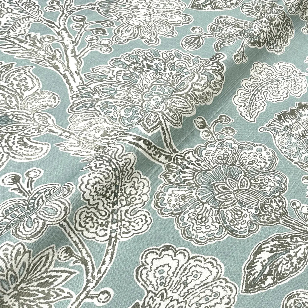 Davinia Bloom Spa 100% Cotton Fabric