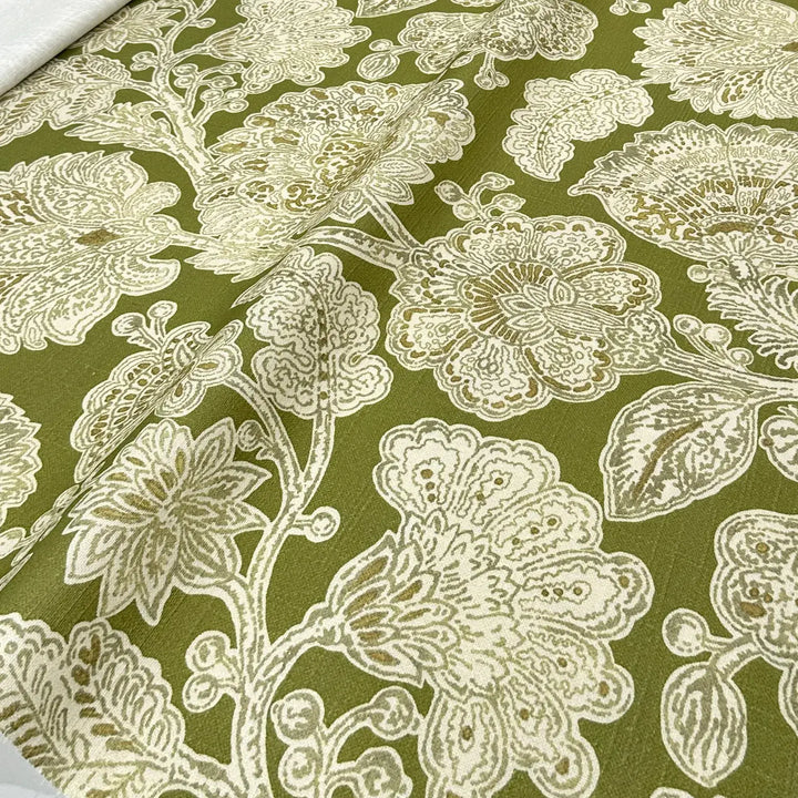 Davinia Bloom Sage Green 100% Cotton Fabric