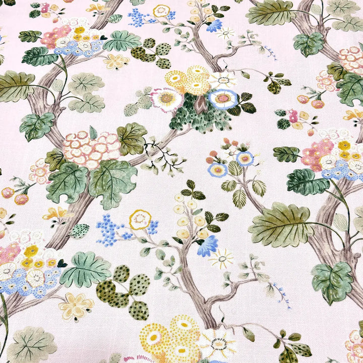 Alice Pink Petal Bloom Garden 100% Cotton Fabric