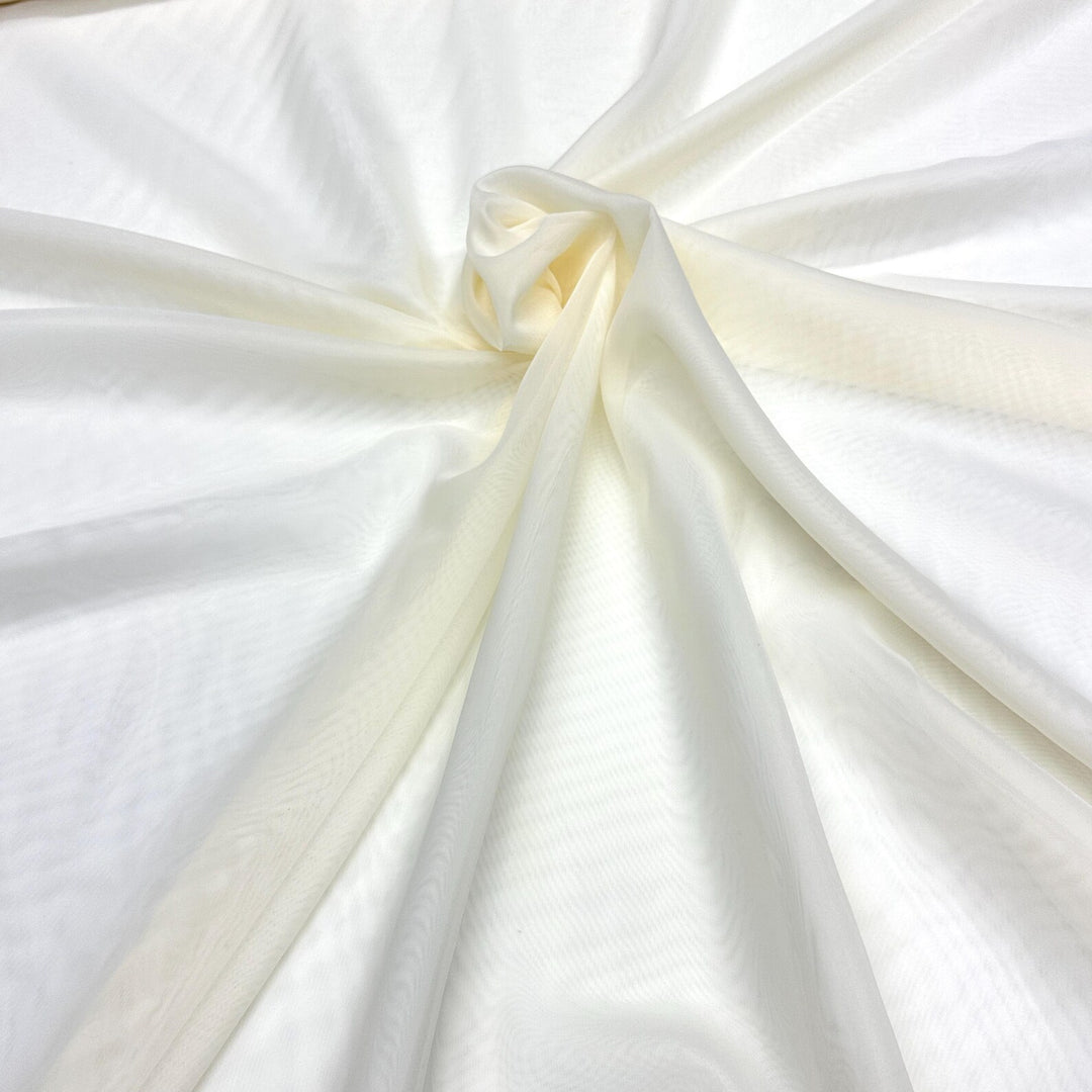 3 YARDS / Baby Yellow Solid Sheer Voile Fabric
