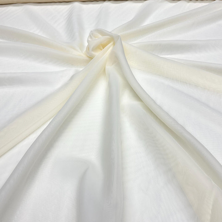 3 YARDS / Baby Yellow Solid Sheer Voile Fabric
