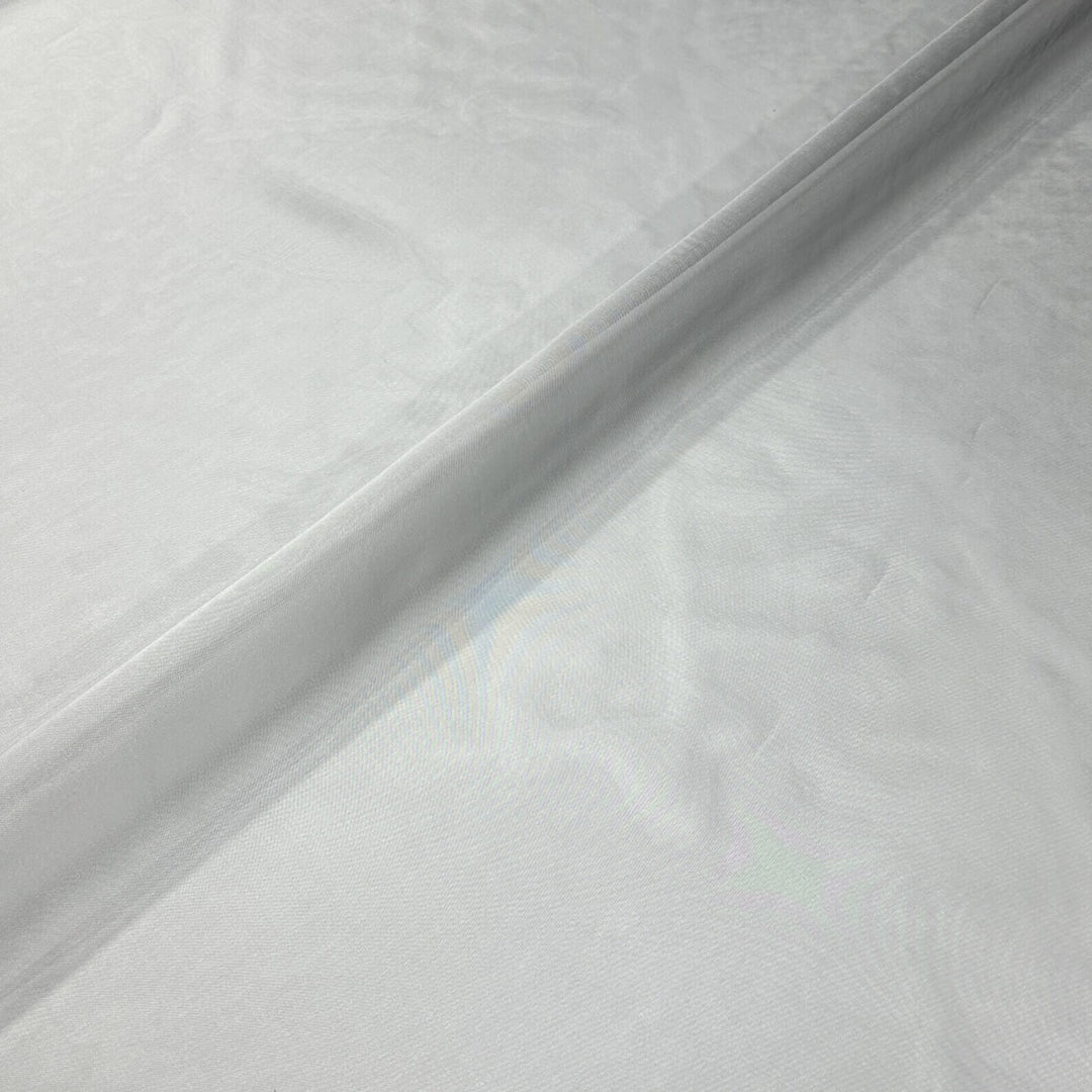 3 YARDS / Gray Solid Chiffon Sheer Fabric