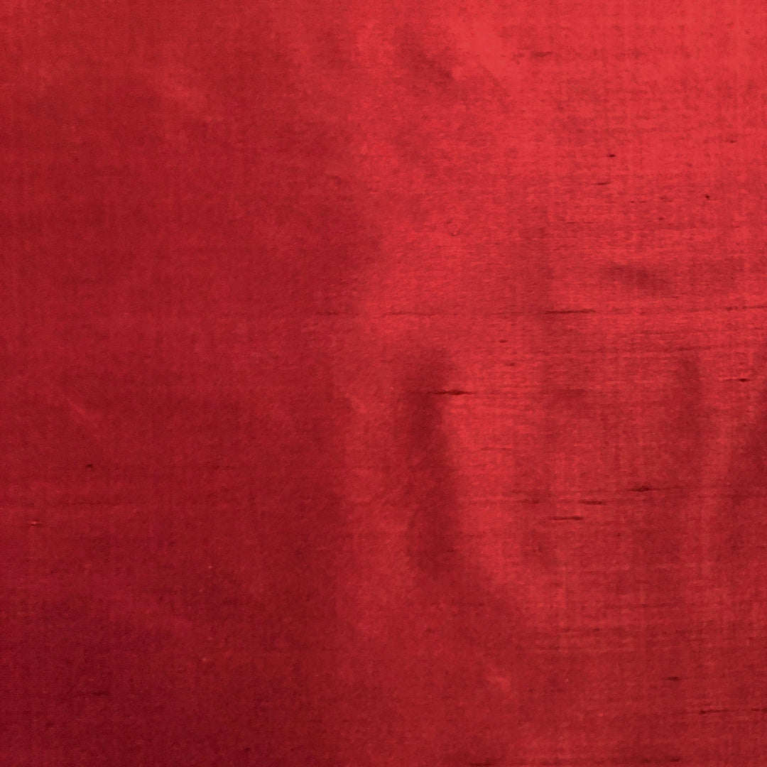 FAUX Silk Deep Burgundy Red Fabric
