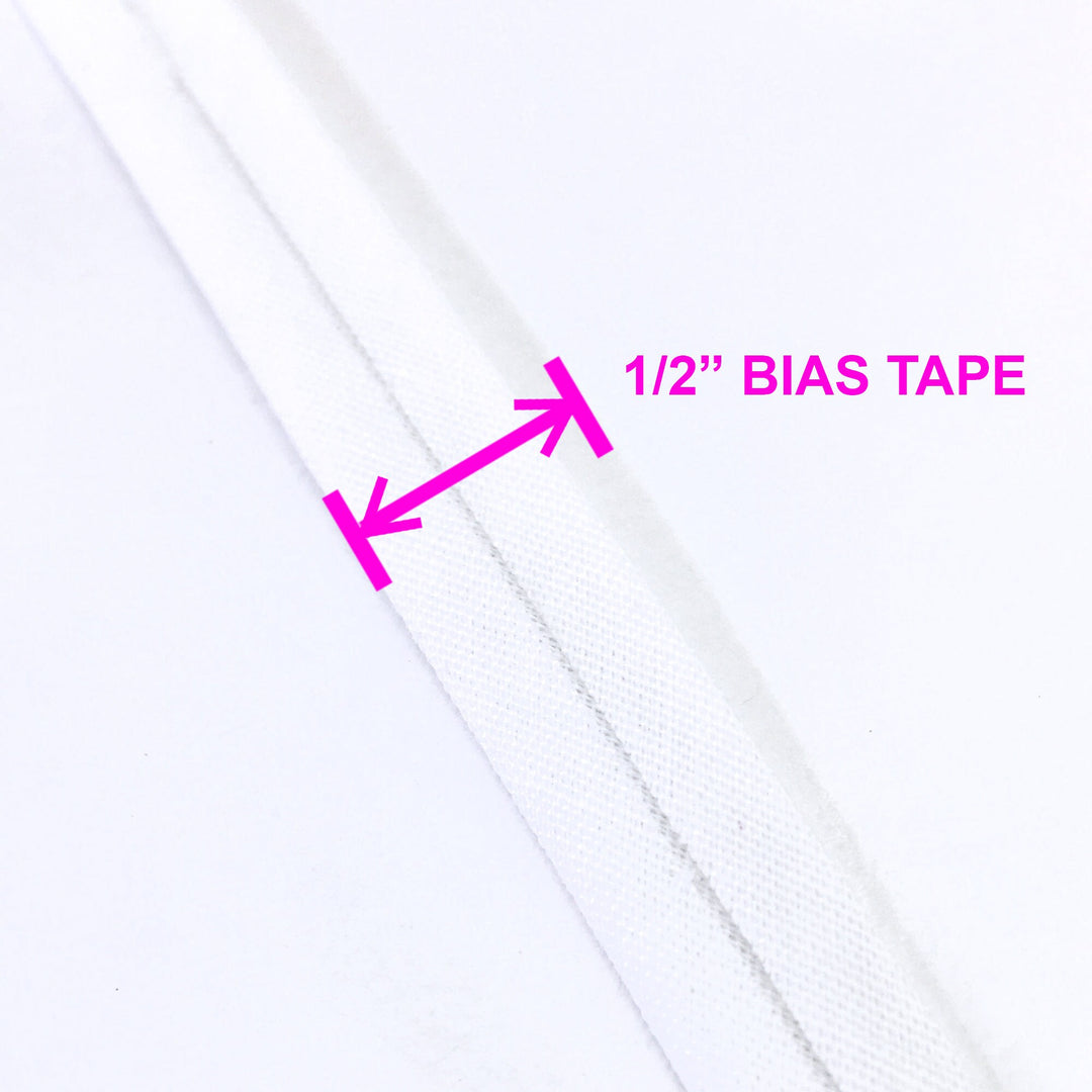 150 YARDS / 100% Cotton Bias Double Fold Tape / 450 feet per Roll