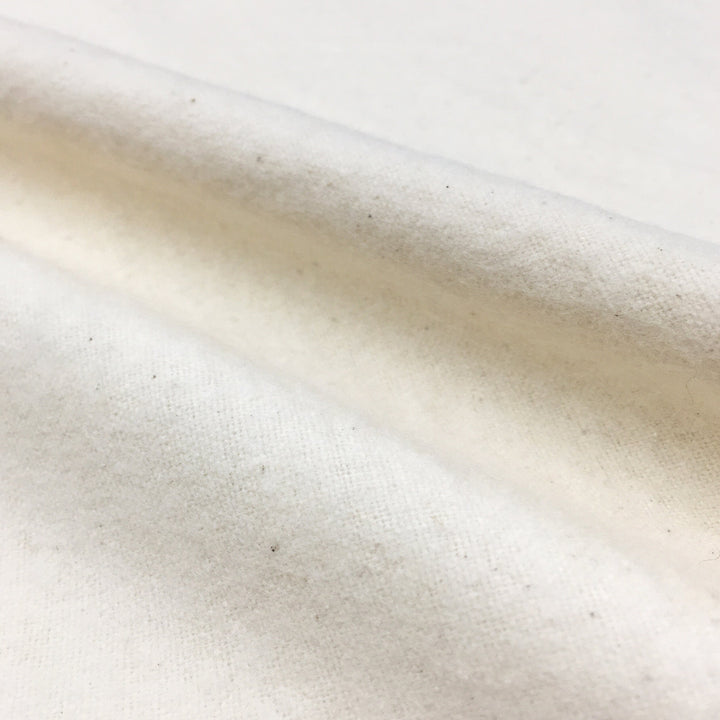 5 YARDS / 100% Cotton Natural Beige Color Napped Flannel Interlining Insulating Interfacing Fabric / Drapery, Upholstery, Shade, Cornice