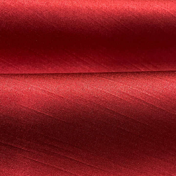 5 YARDS / Burgundy Red Solid Burgundy Red Mid-weight Jacquard Fabric