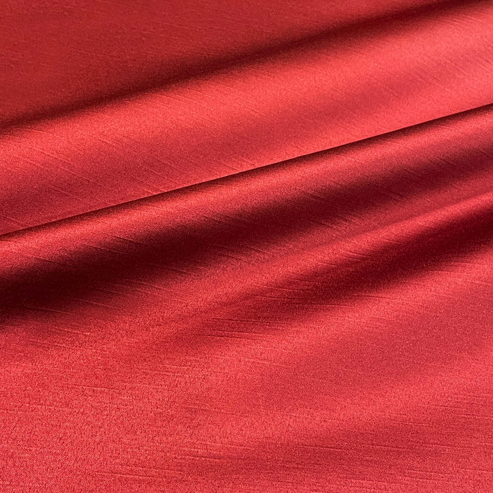 5 YARDS / Burgundy Red Solid Burgundy Red Mid-weight Jacquard Fabric