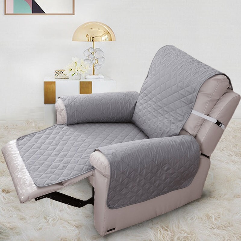 7 COLORS / Quilted Armchair Recliner Cover Couch Protector Sofa Throw For Couches Sectional Slipcover