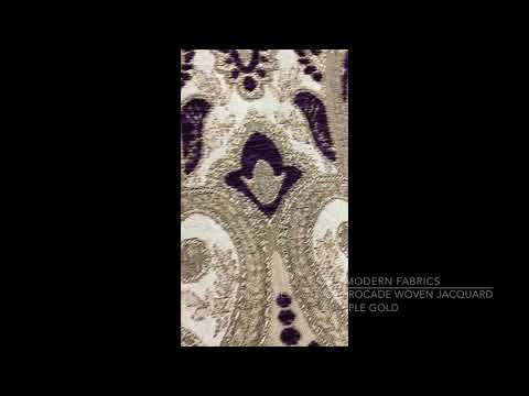 Versailles Damask Chenille Fabric video