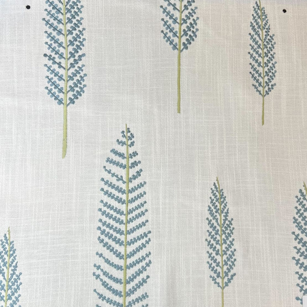 Marisca Embroidered Linen Blend Fabric | 6 Colors
