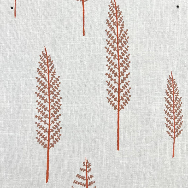 Marisca Embroidered Linen Blend Fabric | 6 Colors