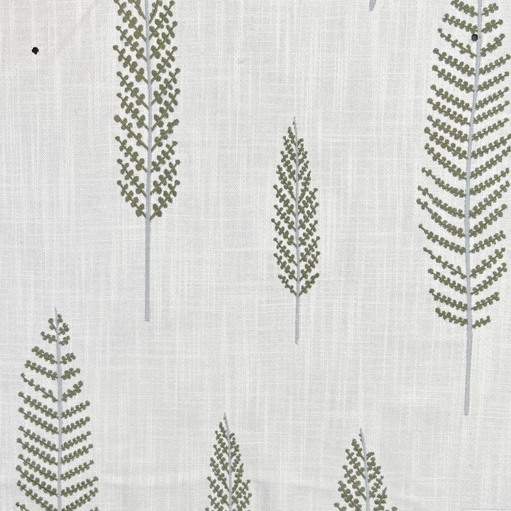 Marisca Embroidered Linen Blend Fabric | 6 Colors
