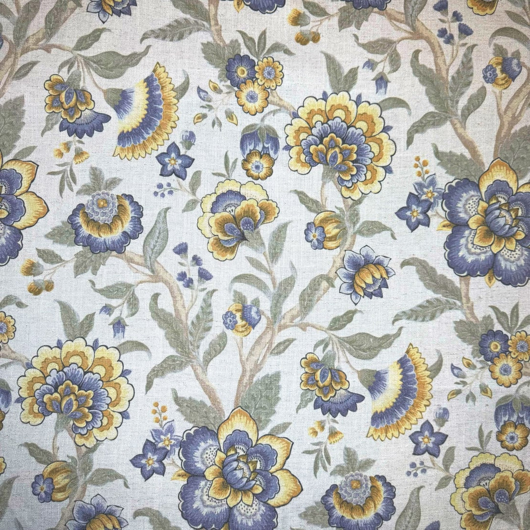 Calivra Printed Linen Blend Fabric | 3 Colors
