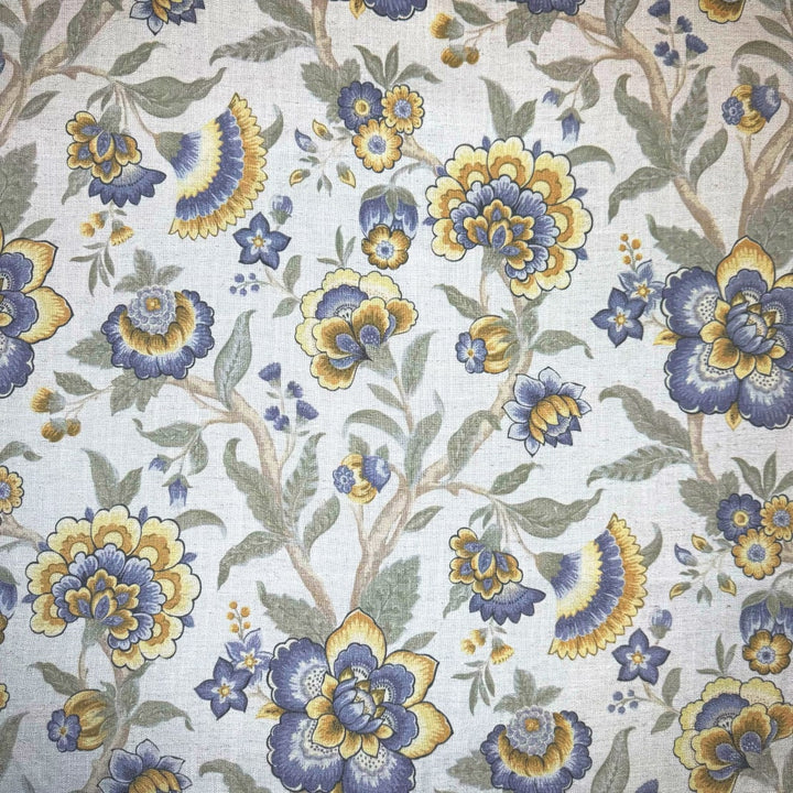 Calivra Printed Linen Blend Fabric | 3 Colors