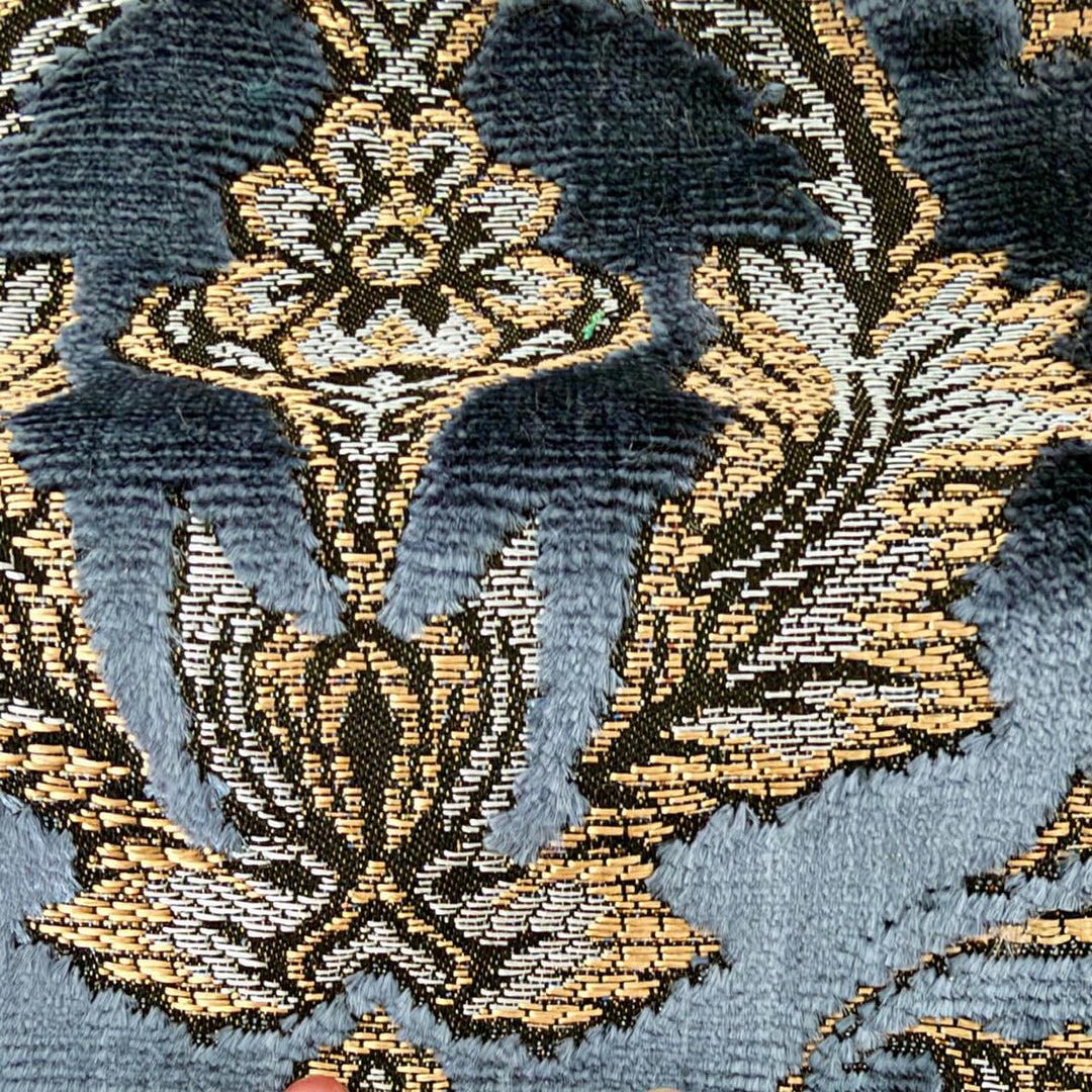 Lorenzino Damask Velvet Fabric | 4 Colors