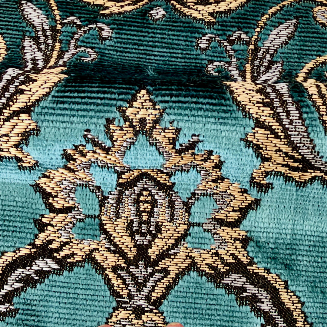 Lorenzino Damask Velvet Fabric | 4 Colors