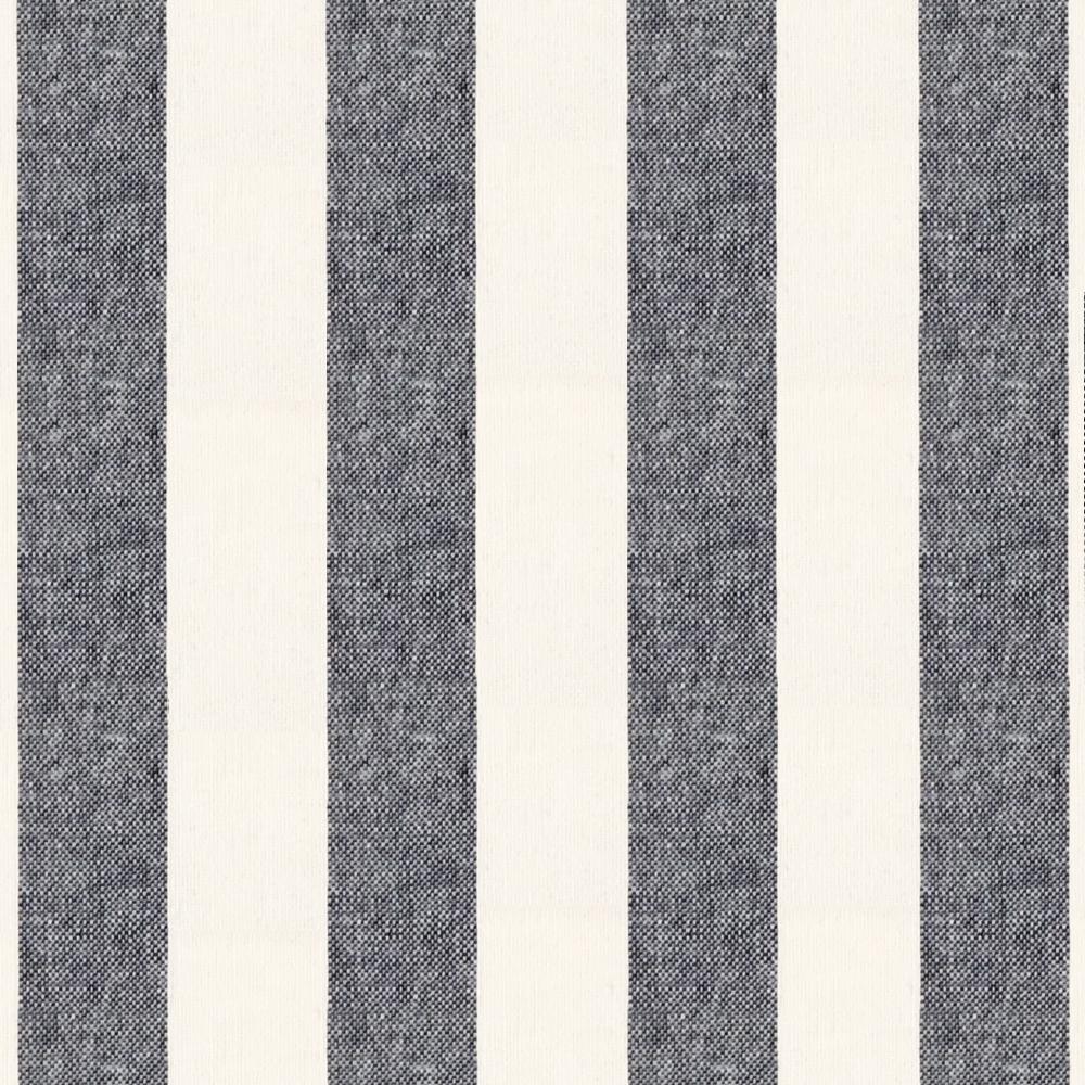 Gray White Stripe Cotton Fabric -Classic Modern Fabrics