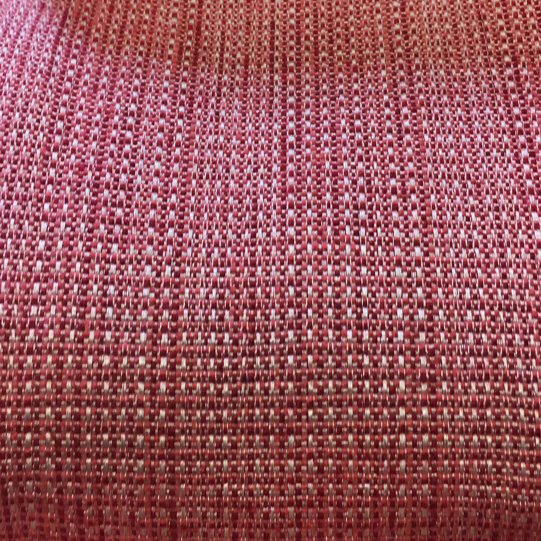 110" Wide Mantel Solid Red Textured Jacquard Woven Fabric - Classic & Modern