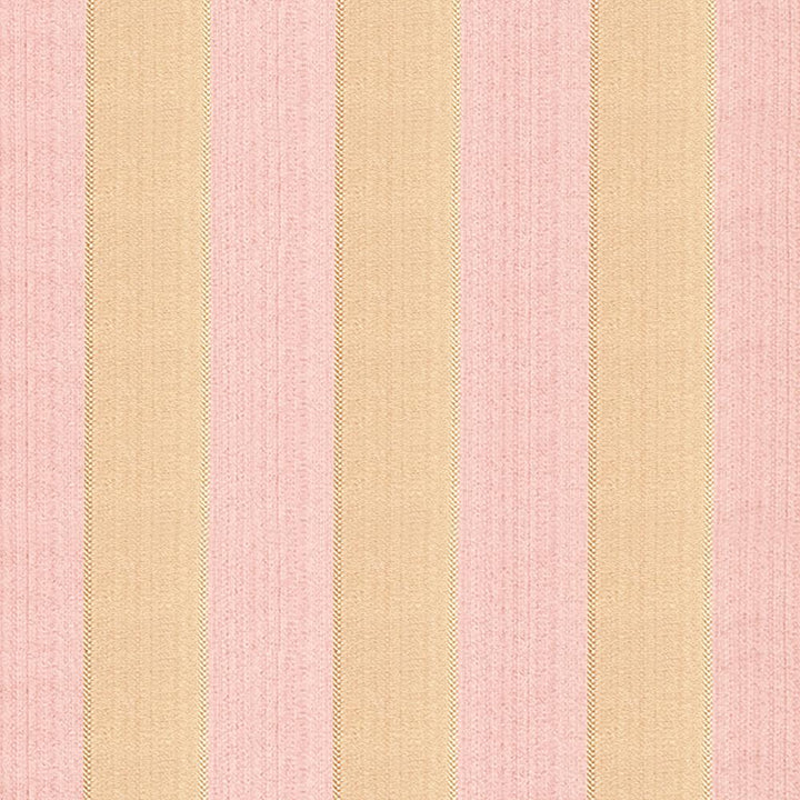 110" Wide Pink Gold Stripe Soft Sheen Jacquard Fabric - Classic Modern Fabrics
