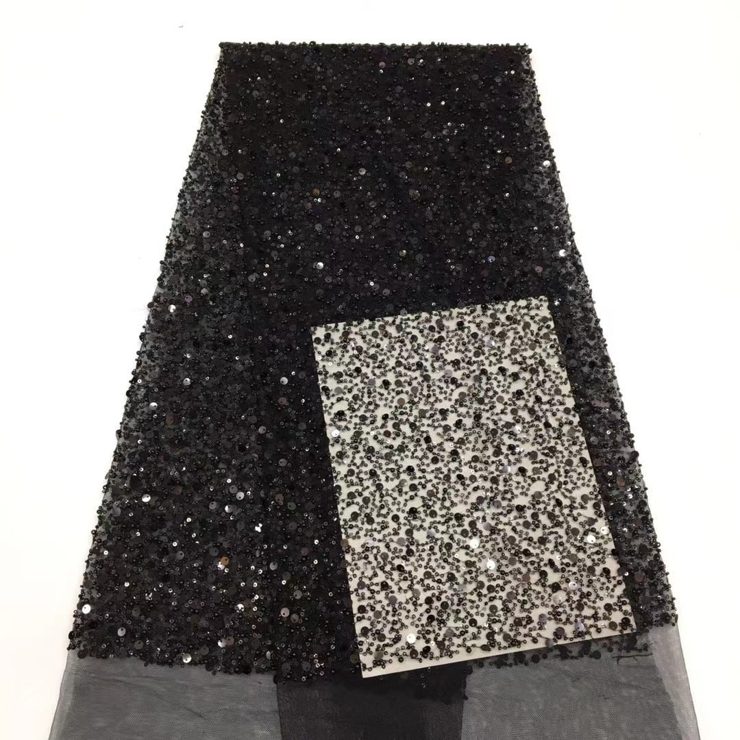 3 YARDS / 15 COLORS / GRACE Sequin Sparkly Beaded Mesh Ground Embroide Classic Modern Fabrics 3 YARDS / 15 COLORS / GRACE Sequin Sparkly Beaded Mesh Ground Embroide Classic Modern Fabrics