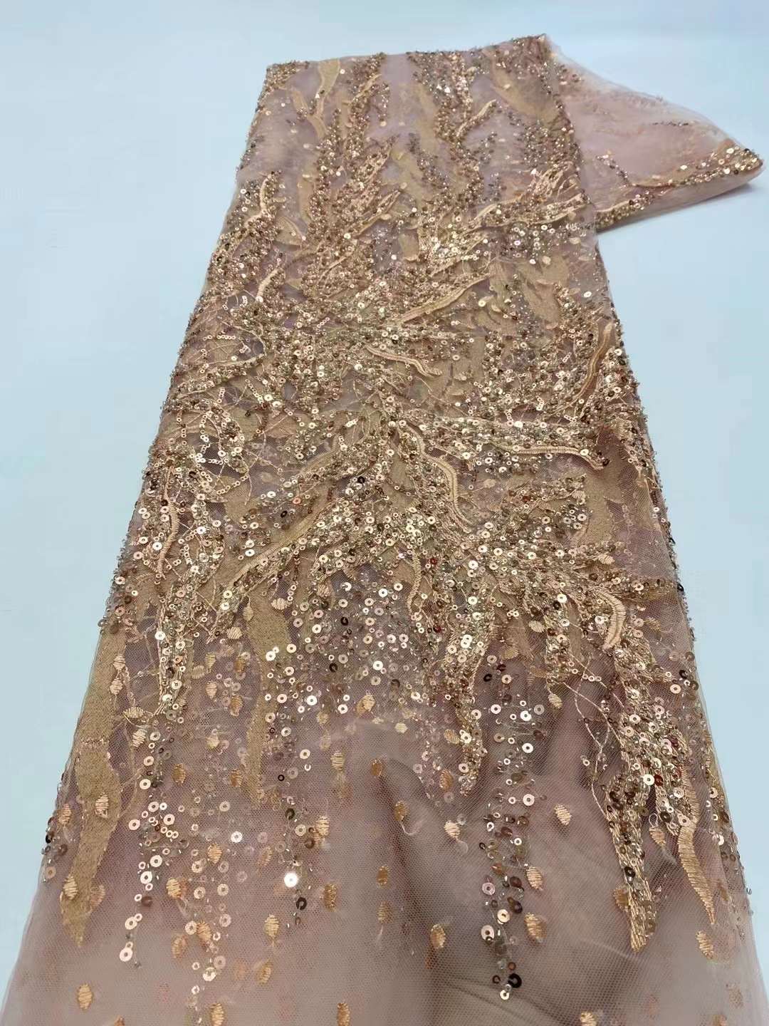 5 YARDS / 7 COLORS / Abstract Sequin Beaded Embroidery Glitter Mesh La Classic Modern Fabrics 5 YARDS / 7 COLORS / Abstract Sequin Beaded Embroidery Glitter Mesh La Classic Modern Fabrics